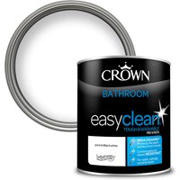 Crown Easyclean Bathroom Paint Brilliant White - 1L
Crown Easyclean Bathroom Paint Brilliant White - 1L