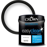 Crown Easyclean Bathroom Paint Brilliant White - 2.5L
Crown Easyclean Bathroom Paint Brilliant White - 2.5L