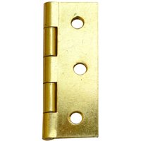 Butt Hinge Steel 75mm Electro Brass - 2 Pack
Butt Hinge Steel 75mm Electro Brass - 2 Pack