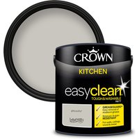 Crown Easyclean Kitchen Paint Grey Putty 2.5 L
Crown Easyclean Kitchen Paint Grey Putty 2.5 L
