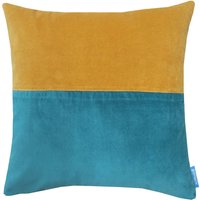 House Beautiful Velvet Panel Cushion - 48x48cm - Teal & Mustard
House Beautiful Velvet Panel Cushion - 48x48cm - Teal & Mustard