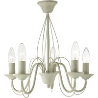 5 Light Semi-Flush Ceiling Light - Brushed Cream & Gold
5 Light Semi-Flush Ceiling Light - Brushed Cream & Gold