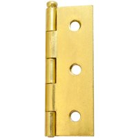 Butt Hinge Loose Pin 76mm Electro Brass - 2 Pack
Butt Hinge Loose Pin 76mm Electro Brass - 2 Pack