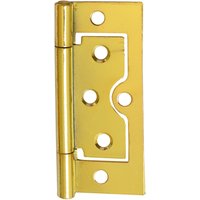 Flush Hinge 75mm Electro Brass - 2 Pack
Flush Hinge 75mm Electro Brass - 2 Pack