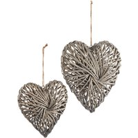 Country Living Wicker Hearts - Set of 2
Country Living Wicker Hearts - Set of 2