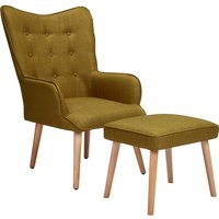 Leon Chair & Footstool - Moss Green
Leon Chair & Footstool - Moss Green