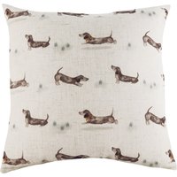 Sausage Dog Print Cushion - Natural
Sausage Dog Print Cushion - Natural