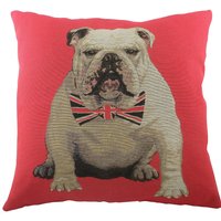British Bull Dog Tapestry Cushion - Red
British Bull Dog Tapestry Cushion - Red