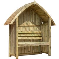 Mercia Arch Top Seated Arbour
Mercia Arch Top Seated Arbour