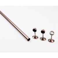 Hanging Rail Kit - 25mm 6ft Copper Rail Brackets Pack
Hanging Rail Kit - 25mm 6ft Copper Rail Brackets Pack