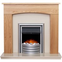 Adam Bretton in Oak & Beige Marble with Lynx 3-in-1 Electric Fire
Adam Bretton in Oak & Beige Marble with Lynx 3-in-1 Electric Fire