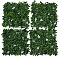 Artificial Darkgreen Wall Hedgewhite 4pk
Artificial Darkgreen Wall Hedgewhite 4pk