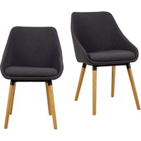 House Beautiful Milly Dining Chair - Grey - Set of 2
House Beautiful Milly Dining Chair - Grey - Set of 2