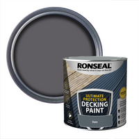 Ronseal Ultimate Protection Decking Paint Slate - 2.5L
Ronseal Ultimate Protection Decking Paint Slate - 2.5L