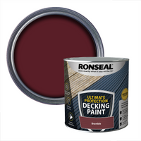 Ronseal Ultimate Protection Decking Paint Bramble - 2.5L
Ronseal Ultimate Protection Decking Paint Bramble - 2.5L