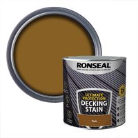 Ronseal Ultimate Protection Decking Stain Rich Teak - 2.5L
Ronseal Ultimate Protection Decking Stain Rich Teak - 2.5L