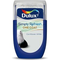 Dulux Simply Refresh One Coat Tester Paint - Cornflower White - 30ML
Dulux Simply Refresh One Coat Tester Paint - Cornflower White - 30ML