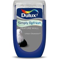 Dulux Simply Refresh Feature Wall One Coat Matt Emulsion Paint - Urban Obsession - 30ML
Dulux Simply Refresh Feature Wall One Coat Matt Emulsion Paint - Urban Obsession - 30ML