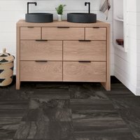 FloorPops Peel and Stick Floor Tiles - Raven
FloorPops Peel and Stick Floor Tiles - Raven