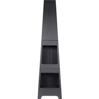 Malmo Steel Chimenea with Log Store