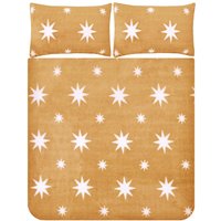 Snuggle Fleece Bedding Set - Ochre Star - Double
Snuggle Fleece Bedding Set - Ochre Star - Double