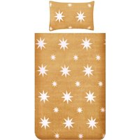 Snuggle Fleece Bedding Set - Ochre Star - Single
Snuggle Fleece Bedding Set - Ochre Star - Single