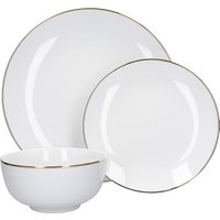 House Beautiful 12 Piece Arabella Gold Dinner Set
House Beautiful 12 Piece Arabella Gold Dinner Set