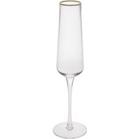 House Beautiful Textured Gold Detail Champagne Flute
House Beautiful Textured Gold Detail Champagne Flute