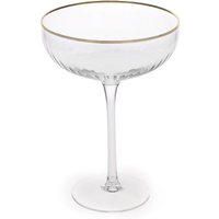 House Beautiful Textured Gold Detail Champagne Saucer
House Beautiful Textured Gold Detail Champagne Saucer