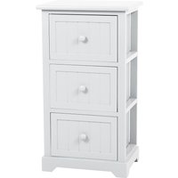 Classic White 3 Drawer Bathroom Storage Unit
Classic White 3 Drawer Bathroom Storage Unit