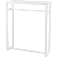 Classic White Bathroom Towel Stand
Classic White Bathroom Towel Stand