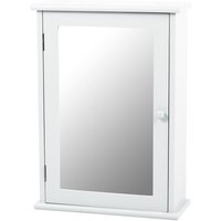Classic White Mirrored Single Door Bathroom Cabinet
Classic White Mirrored Single Door Bathroom Cabinet