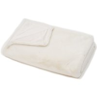 Faux Fur Rabbit Throw - 125x160cm - Ivory