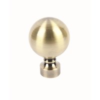 Solid Orb Finial - Antique Brass
Solid Orb Finial - Antique Brass