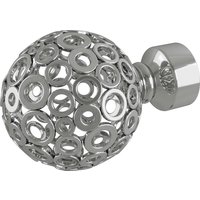 Patterned Orb Finial - Polished Silver
Patterned Orb Finial - Polished Silver