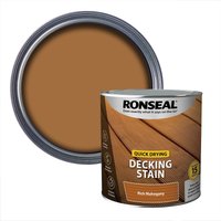 Ronseal Quick Drying Decking Stain Rich Mahogany - 2.5L
Ronseal Quick Drying Decking Stain Rich Mahogany - 2.5L