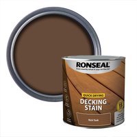 Ronseal Quick Drying Decking Stain Rich Teak - 2.5L
Ronseal Quick Drying Decking Stain Rich Teak - 2.5L