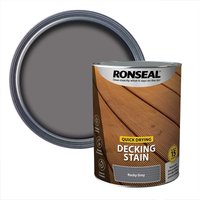 Ronseal Quick Drying Decking Stain Rocky Grey - 5L
Ronseal Quick Drying Decking Stain Rocky Grey - 5L