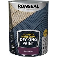 Ronseal Ultimate Protection Decking Paint Blackcurrant 5L
Ronseal Ultimate Protection Decking Paint Blackcurrant 5L