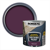 Ronseal Ultimate Protection Decking Paint Blackcurrant - 2.5L
Ronseal Ultimate Protection Decking Paint Blackcurrant - 2.5L