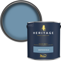 Dulux Heritage Matt Emulsion Paint - Boathouse Blue - 2.5L
Dulux Heritage Matt Emulsion Paint - Boathouse Blue - 2.5L