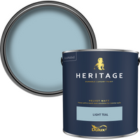 Dulux Heritage Matt Emulsion Paint - Light Teal - 2.5L
Dulux Heritage Matt Emulsion Paint - Light Teal - 2.5L