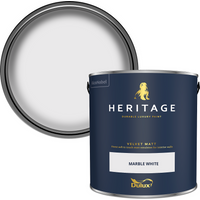 Dulux Heritage Matt Emulsion Paint - Marble White - 2.5L
Dulux Heritage Matt Emulsion Paint - Marble White - 2.5L