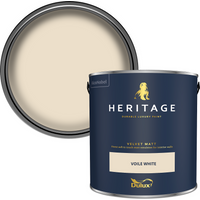 Dulux Heritage Matt Emulsion Paint - Voile White - 2.5L
Dulux Heritage Matt Emulsion Paint - Voile White - 2.5L