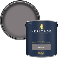 Dulux Heritage Matt Emulsion Paint - Mauve Mist - 2.5L
Dulux Heritage Matt Emulsion Paint - Mauve Mist - 2.5L