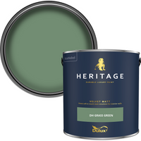 Dulux Heritage Matt Emulsion Paint - DH Grass Green - 2.5L
Dulux Heritage Matt Emulsion Paint - DH Grass Green - 2.5L