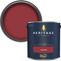 Dulux Heritage Matt Emulsion Paint - Pugin Red - 2.5L
Dulux Heritage Matt Emulsion Paint - Pugin Red - 2.5L