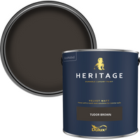 Dulux Heritage Matt Emulsion Paint - Tudor Brown - 2.5L
Dulux Heritage Matt Emulsion Paint - Tudor Brown - 2.5L