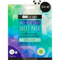 Oh K! Anti Blue Light Sheet Mask Duo 42ml
Oh K! Anti Blue Light Sheet Mask Duo 42ml