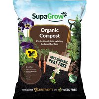 SupaGrow Peat Free Organic Garden Compost - 50L
SupaGrow Peat Free Organic Garden Compost - 50L